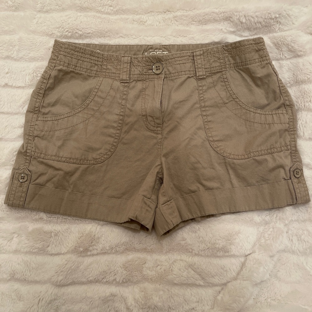 Ann Taylor Loft Khaki Shorts